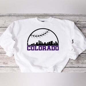 Colorado Rockies Skyline Crewneck